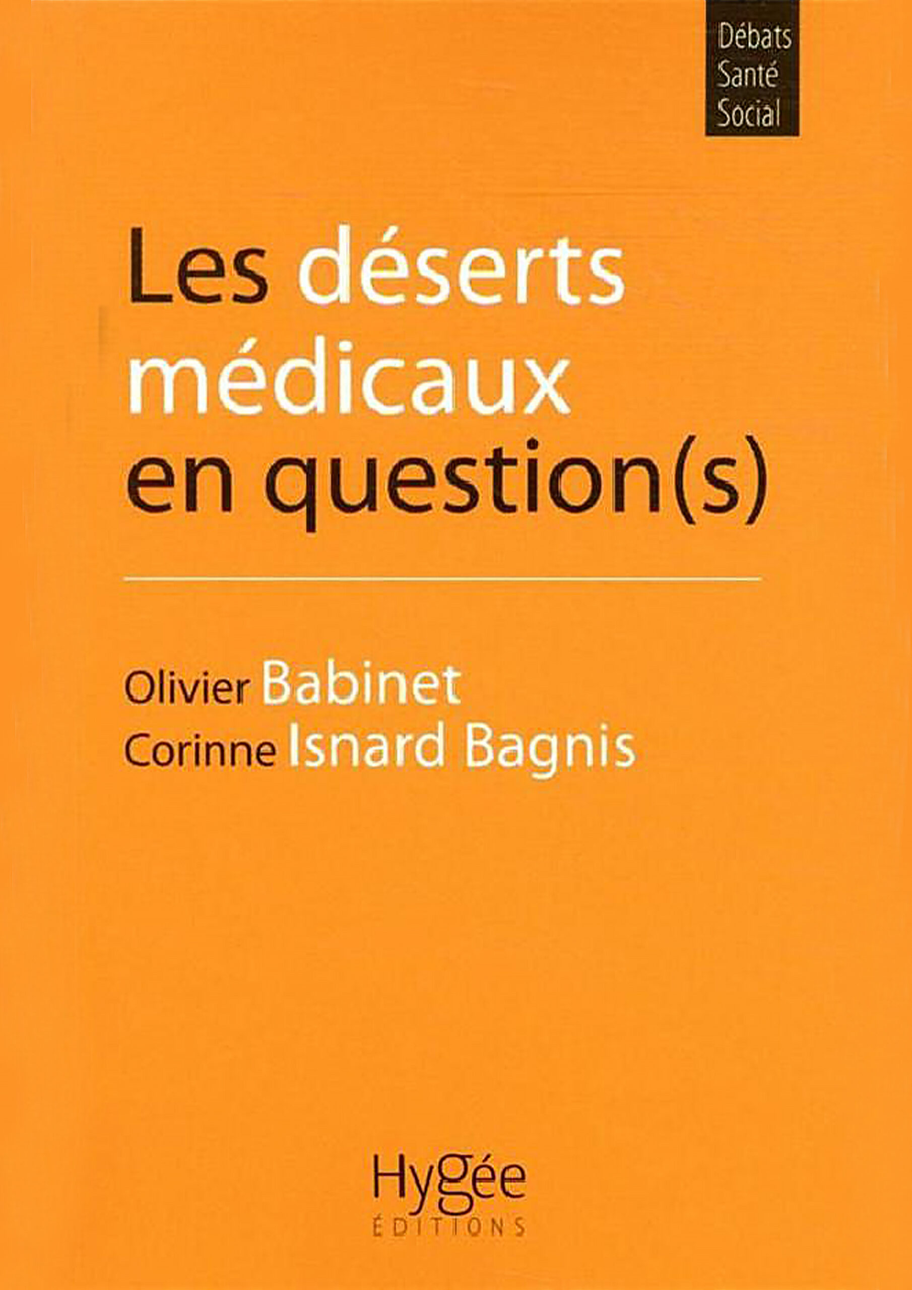 Deux livres complémentaires : un diagnostic précis de l’état de notre système de santé dans sa partie ambulatoire, l’espoir que la e-santé apportera des solutions.